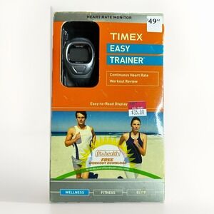 Timex Easy Trainer Heart Continuous Rate Monitor W/ Strap Workout Wellness
